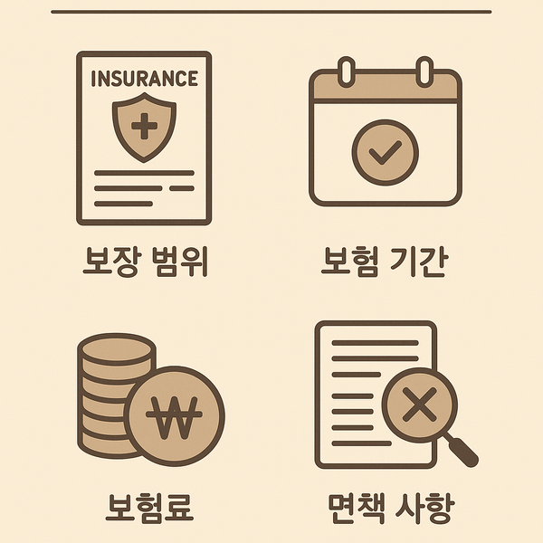 암보험 고려사항